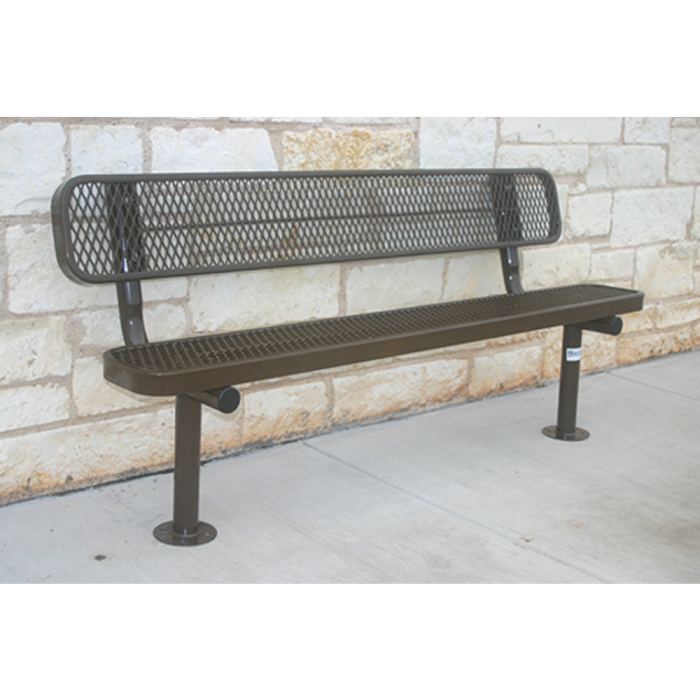 Rivendale Rectangular Bench with Back