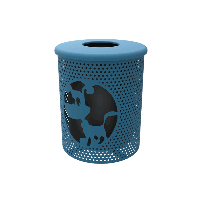 Dog Park Trash Receptacle