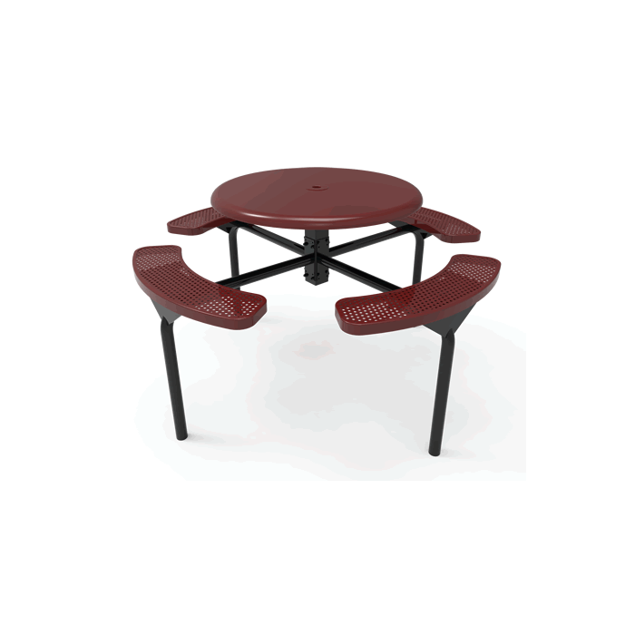 Rivendale Round Nexus Pedestal Table with Solid Top