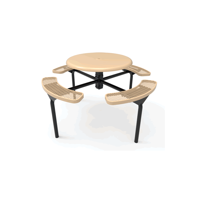 Rivendale Round Nexus Pedestal Table with Solid Top