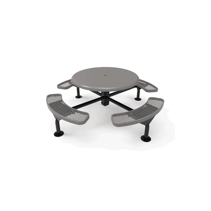 Rivendale Round Nexus Pedestal Table with Solid Top