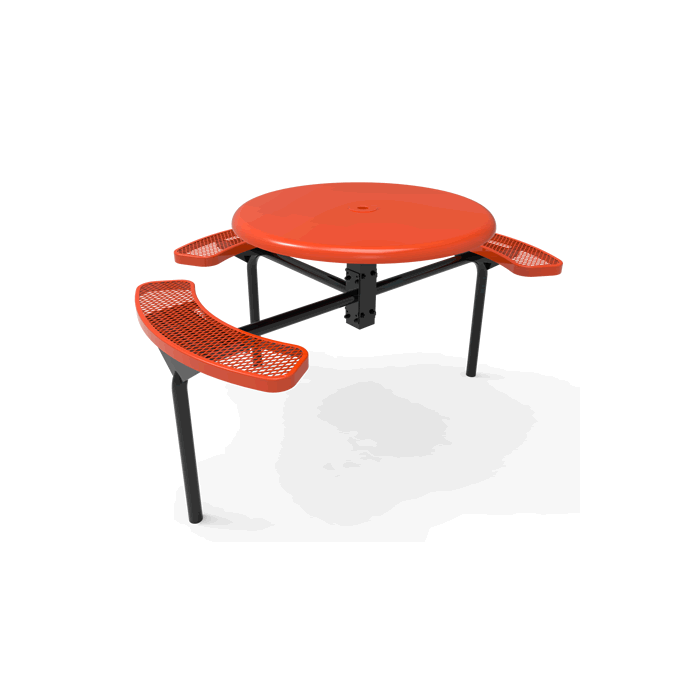 Rivendale Round Nexus Pedestal Table with Solid Top - ADA Accessible