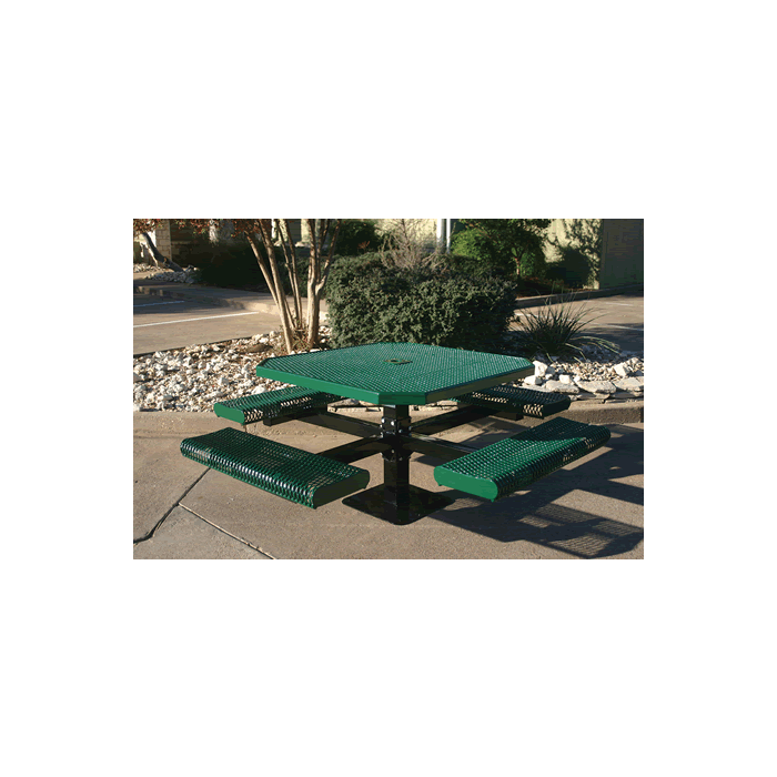 Rivendale Octagon Pedestal Table with Rolled Seats