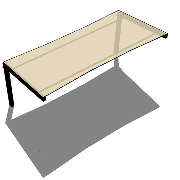Full Cantilever with Single Slope Roof