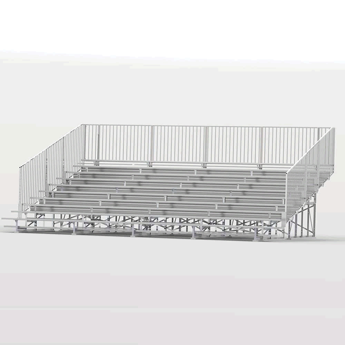 Deluxe 10 Row 8" Rise Bleachers