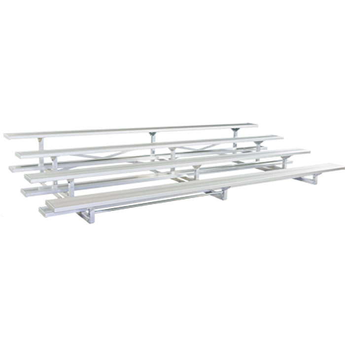 Basic 4 Row 6" Low Rise Bleachers