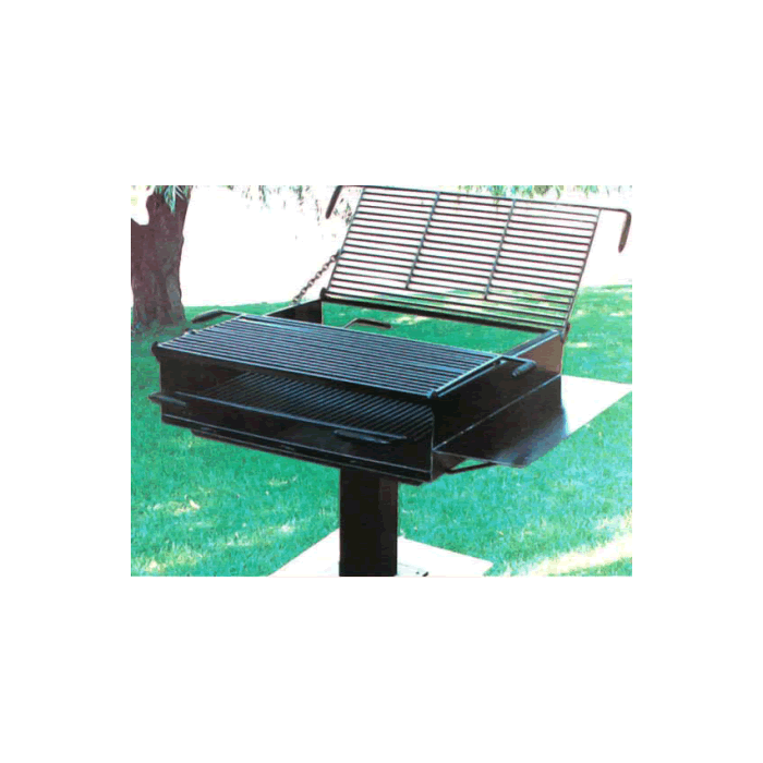 Firehouse Large Group Grill with Utility Shelf