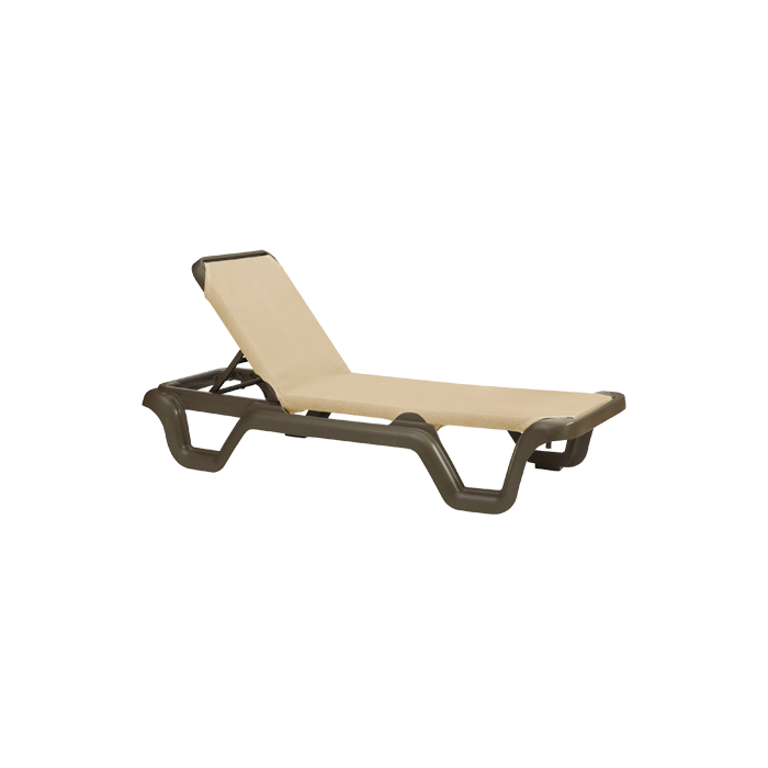 Marina Adjustable Sling Chaise Lounge without Arms