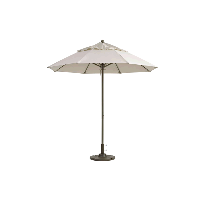 Windmaster Round Fiberglass Umbrella with 1-1/2" Aluminum Pole