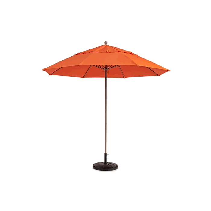 Windmaster Round Fiberglass Umbrella with 1-1/2" Aluminum Pole