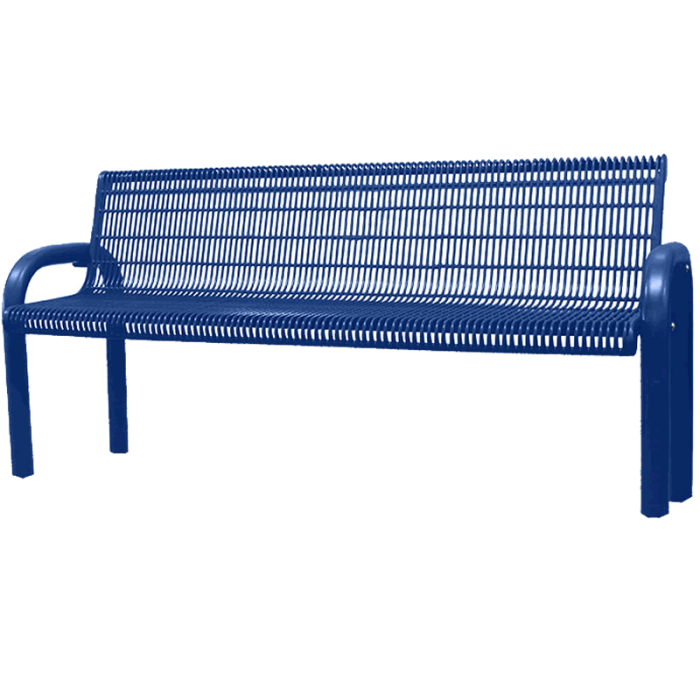 Grand Contour Series Park Bench with Back
