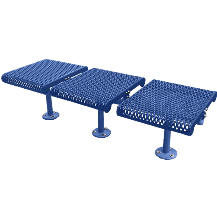 Grand Contour Series 3 Seat In-Line Bench without Back