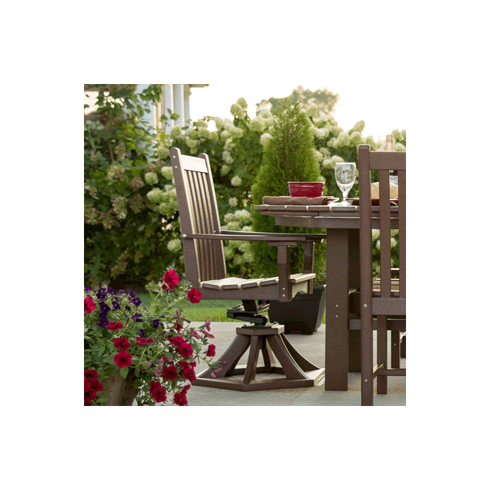 Classic Swivel Dining Arm Chair