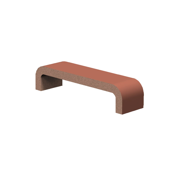 Royal Concrete Backless Bench