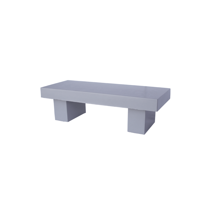 NB Series Concrete Flat Backless Bench