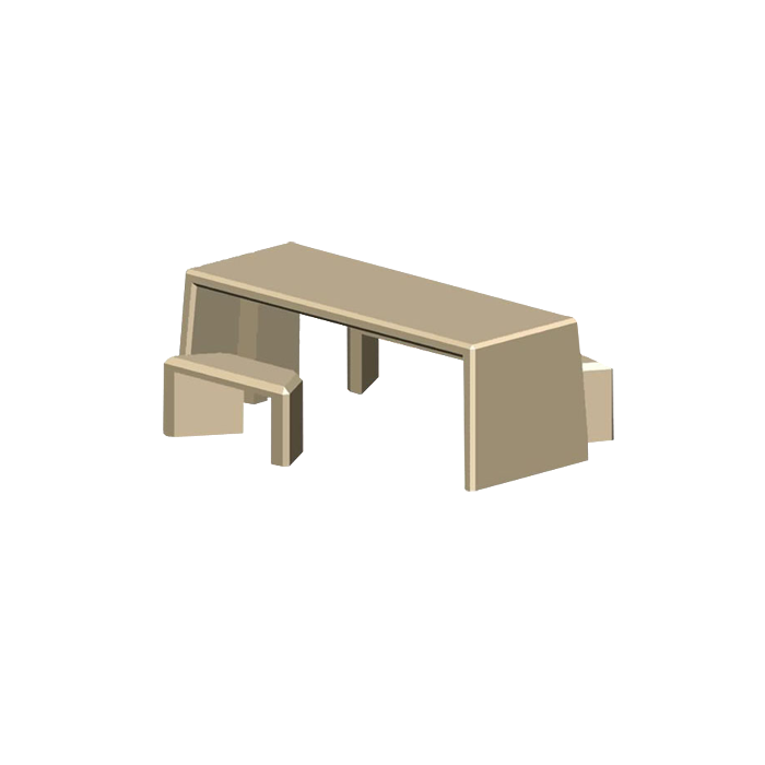 ADA UT Series Concrete Monster Table