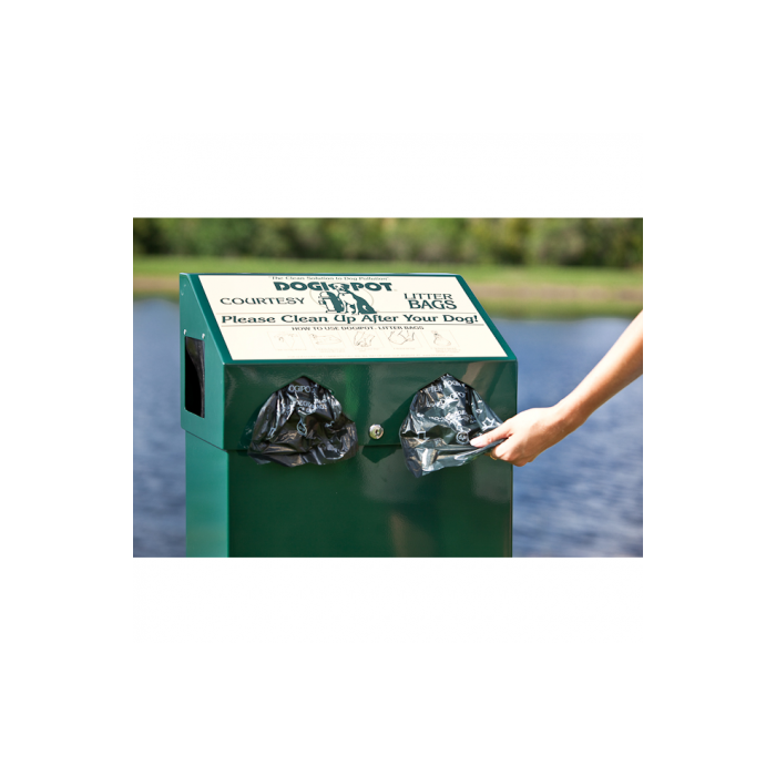 Dogvalet Aluminum Bag Dispenser / Waste Container