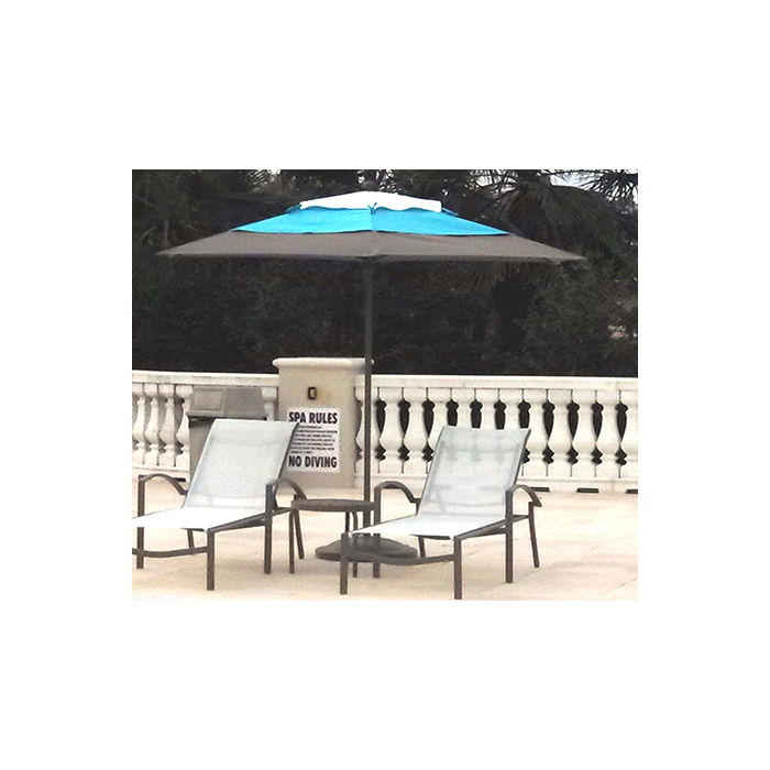 South Beach Heavy Duty Commercial Umbrella, 9 Foot Diameter