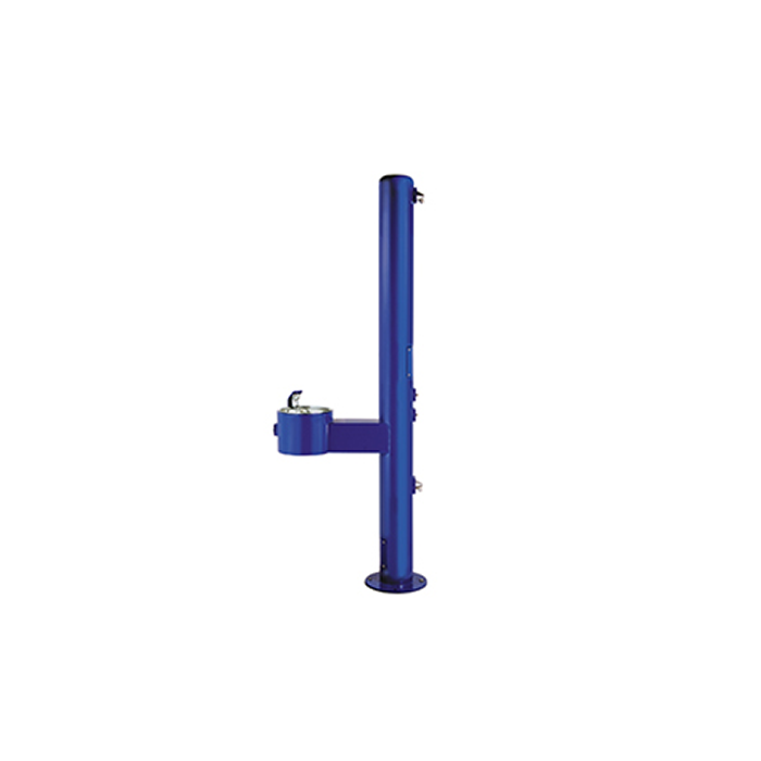 Metal Pedestal Outdoor Body Shower, Footwash, and Drinking Fountain