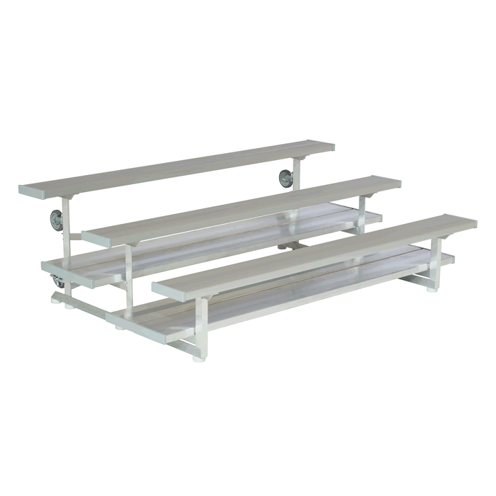 3 Row Tip N' Roll Low Rise "Preferred" Bleacher