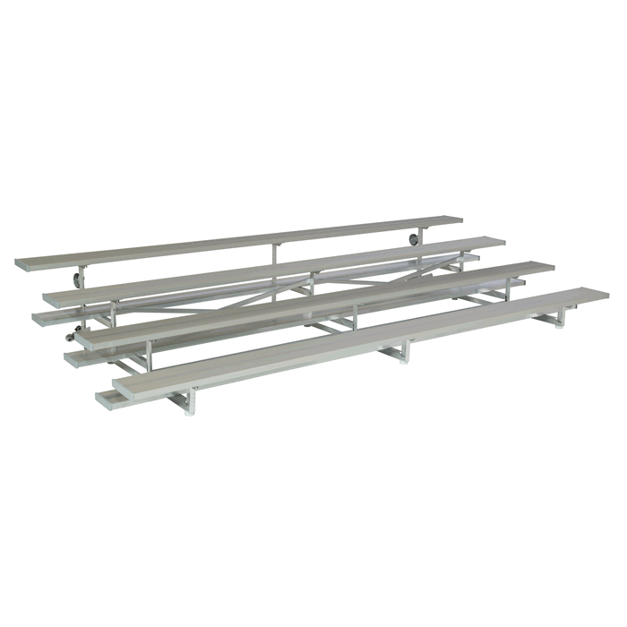 4 Row Tip N' Roll Low Rise "Standard" Bleacher