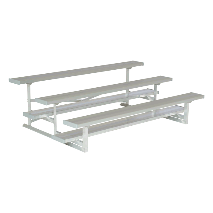 3 Row National Series "Standard" Bleacher with Aluminum Frame