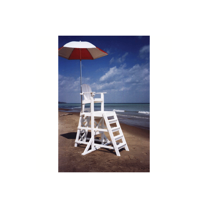 Tall Lifeguard Chair With Front Ladder