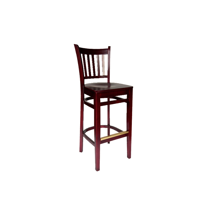 Delran Slat Back Barstool