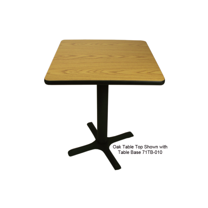 Double Sided Laminate Indoor Table Top, 24 x 24"