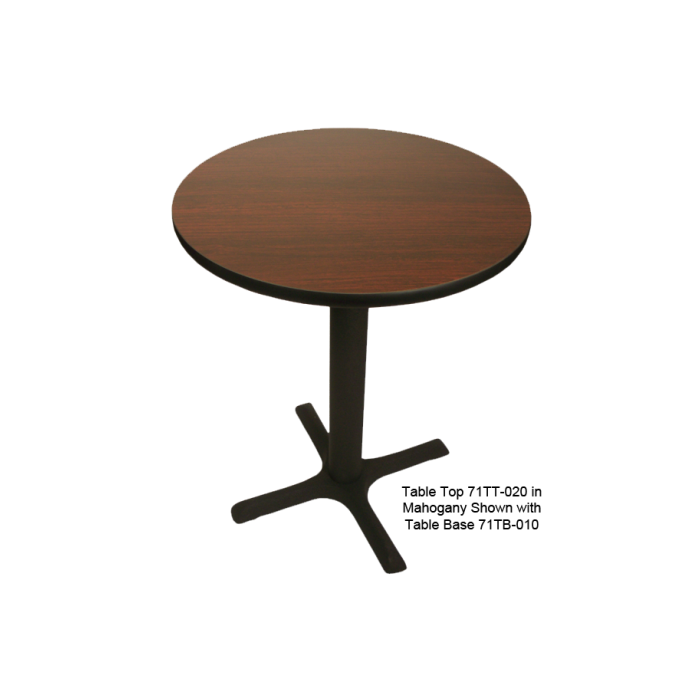 Double Sided Laminate Indoor Table Top, 48" Round