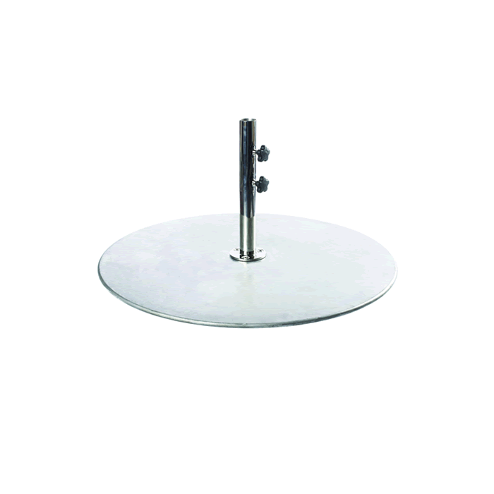 185 lb. Galvanized Steel Plate With 2" Stem for Monaco Series