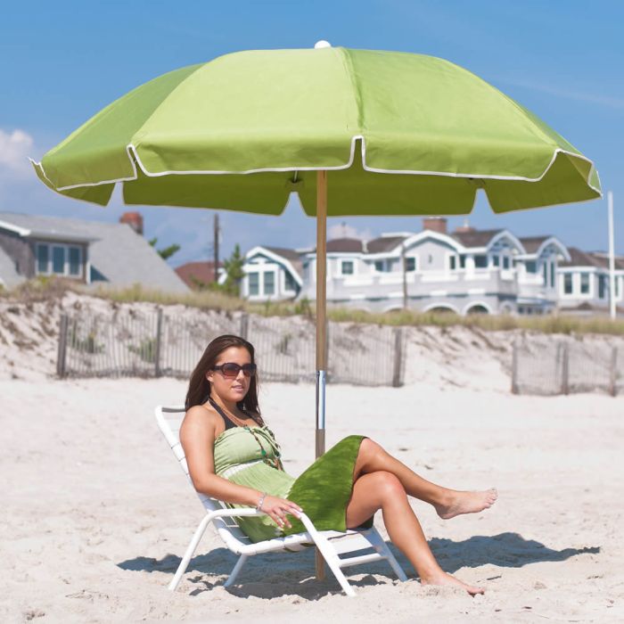 Avalon Modern Fiberglass Beach Umbrella