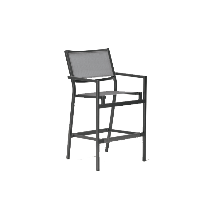 Cabana Club Sling Dining Stationary Bar Stool