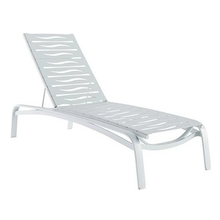 Laguna Beach EZ Span Aluminum Stackable Chaise Lounge