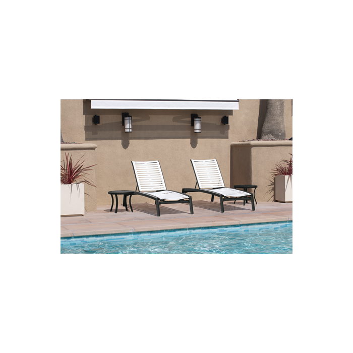 Elance Segment Armless Chaise Lounge
