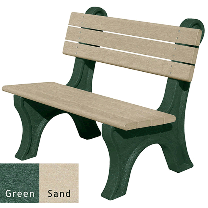 Park Classic Backed Bench without Arms