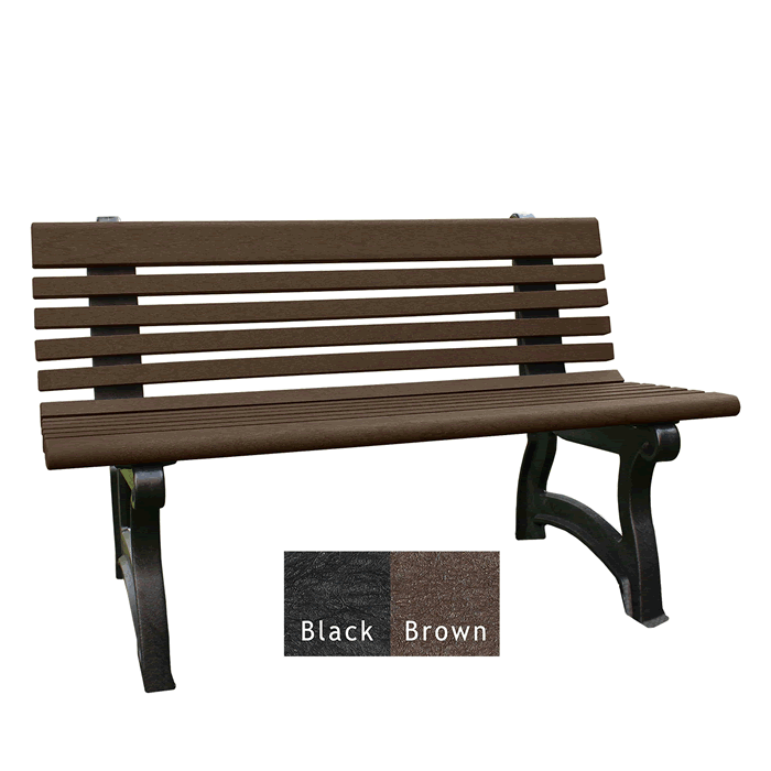Willow Backed Bench without Arms