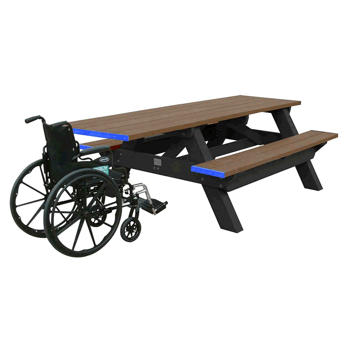 Deluxe Rectangle ADA Picnic Table