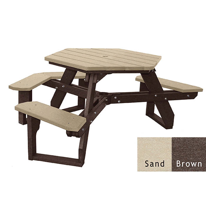 Open Hexagon Universal Access Table