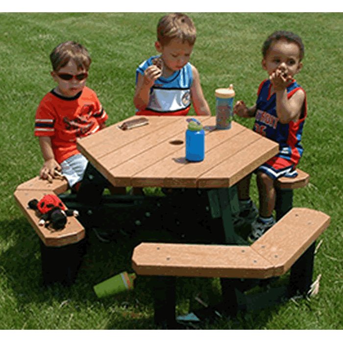 Open Hexagon Youth Table