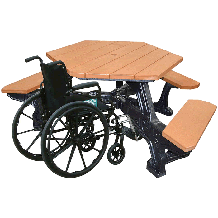 Plaza Hexagon Universal Access Table