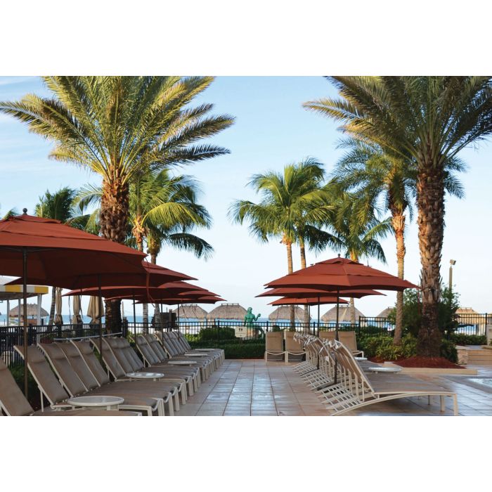 South Beach Heavy Duty Commercial Umbrella, 9 Foot Diameter