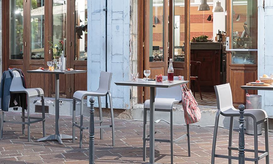 Sunset Square Bar Height Table