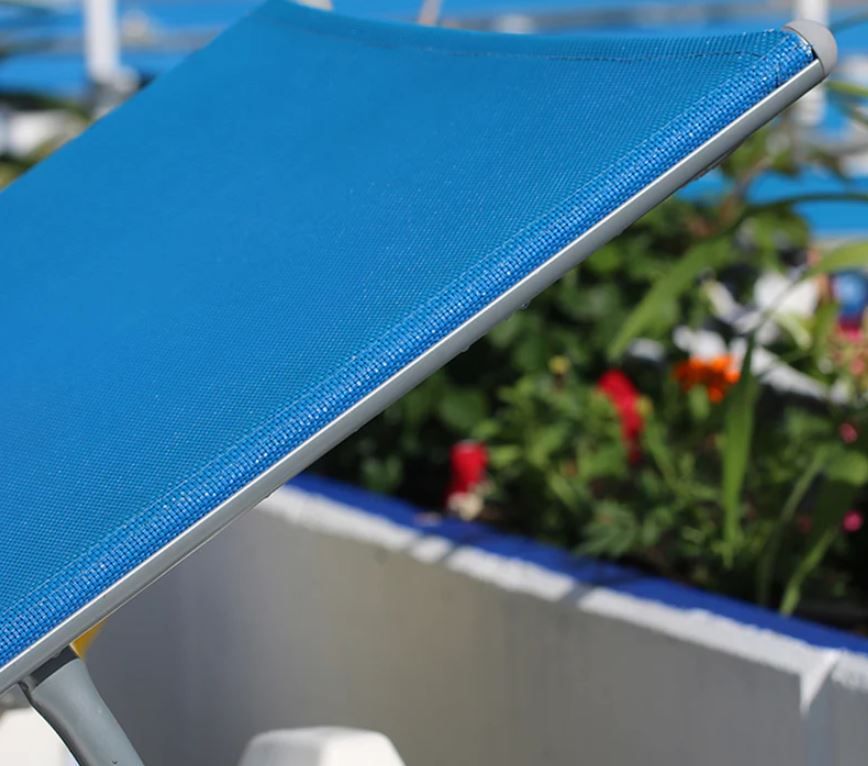 Jamaica Beach Adjustable Sling Chaise Lounge without Arms