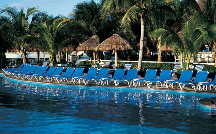 Nautical Adjustable Sling Chaise Lounge without Arms