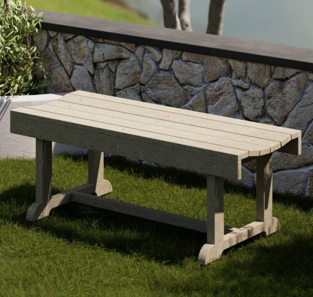 Heritage 42" Patio Bench