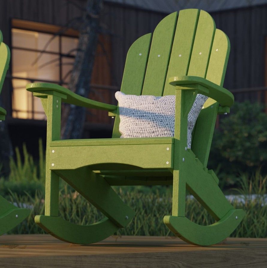 Classic Adirondack Rocking Chair