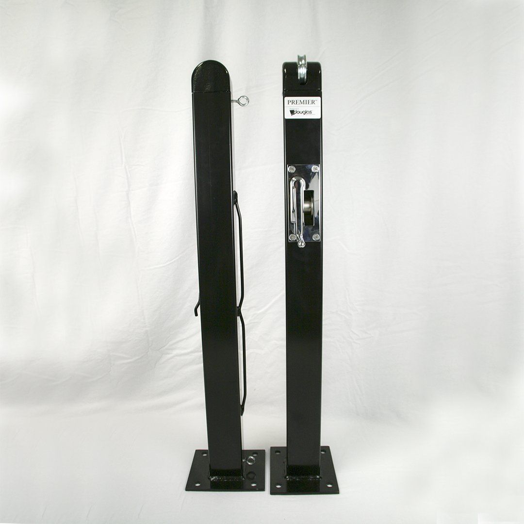 Premier Surface Mount Pickleball Posts, 3" Square x 36" Tall