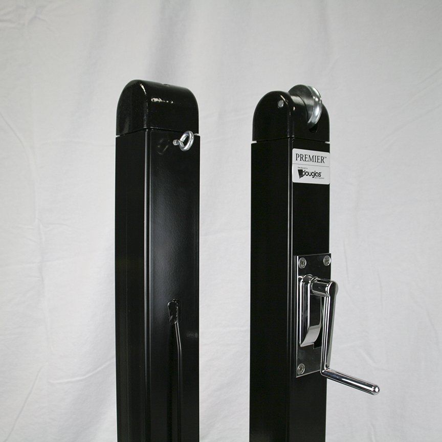 Premier Surface Mount Pickleball Posts, 3" Square x 36" Tall