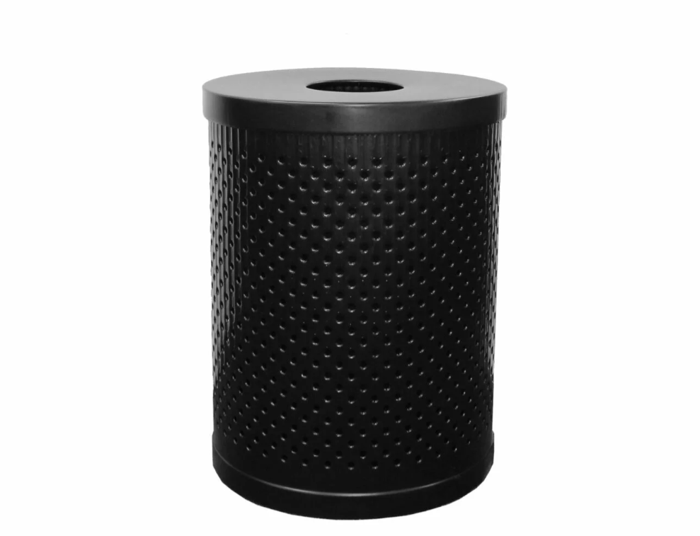 Round One-Piece Receptacle with Liner (Lid Sold Separately)